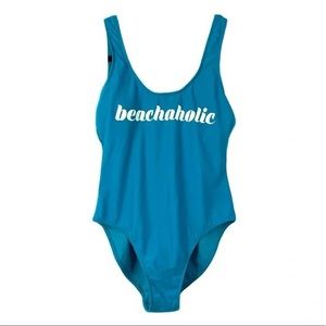 Beachaholic Blue One Piece Swimsuit